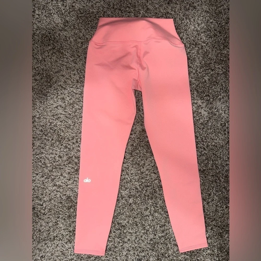 Alo 7/8 High-Waist Airbrush Legging - Strawberry Lemonade size small